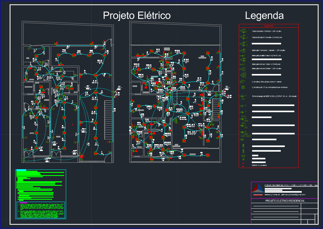 Planta Baixa e Legenda